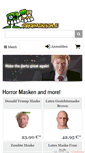 Mobile Screenshot of horrormasken24.de